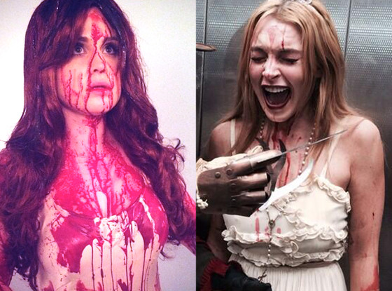 Lindsay Lohan, Kelly Osbourne, Halloween Lindsay Lohan, Kelly Osbourne, Halloween
